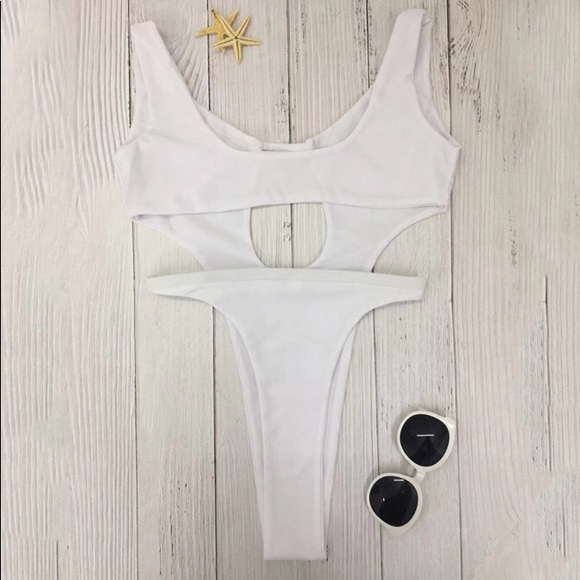 One piece open sexy bathing suit - Picture 5 of 7